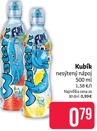 Kubík nesýtený nápoj