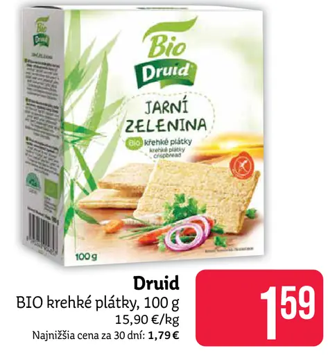 Druid BIO krehké plátky