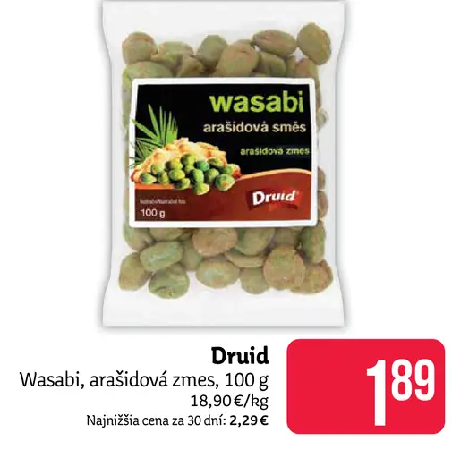 Druid Wasabi, arašidový zmes