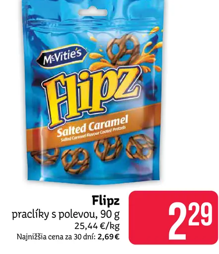 Flipz praclíky s polevou