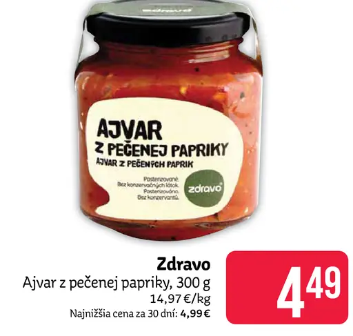 Zdravo Ajvar z pečenej papriky