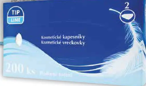Tip Line hygienické vreckovky