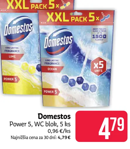 Domestos Power 5 WC blok