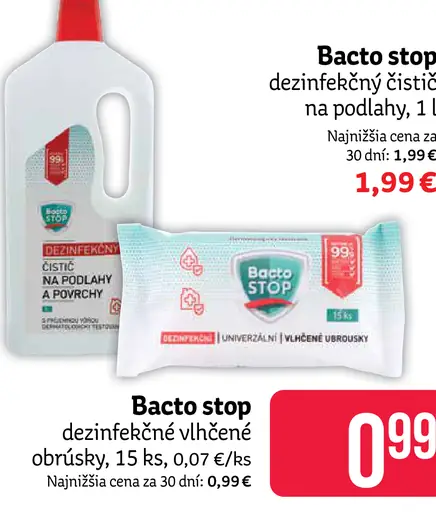 Bacto stop dezinfekčný čistič na podlahy
