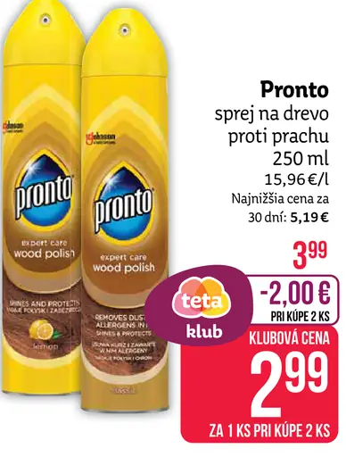 Pronto sprej na drevo