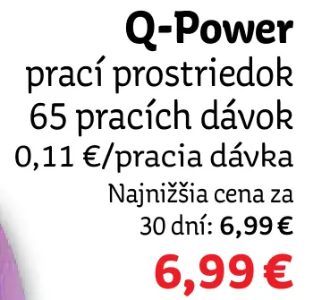 Q-Power prací prostriedok