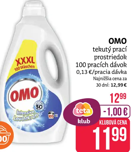 Omo tekutý prací prostriedok