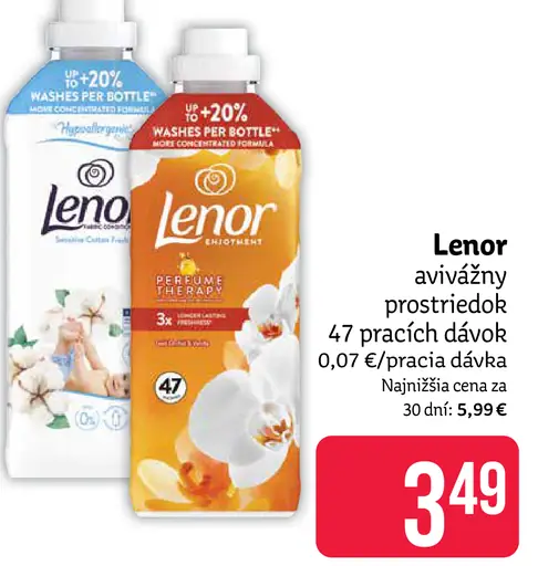 Lenor avivážny prostriedok