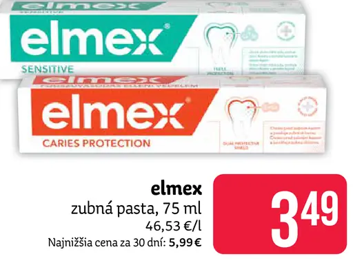 Elmex zubná pasta