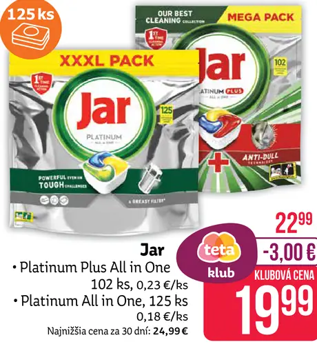 Jar Platinum Plus All in One