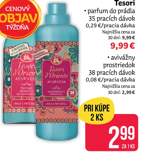 Tesori parfum do prádu