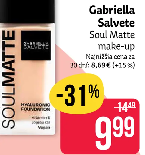 Gabriella Salvete Soul Matte make-up