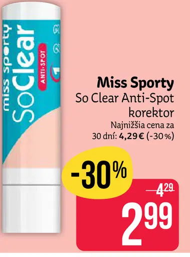 Miss Sporty So Clear Anti-Spot korektor