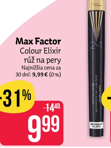 Max Factor Colour Elixir rúž na pery