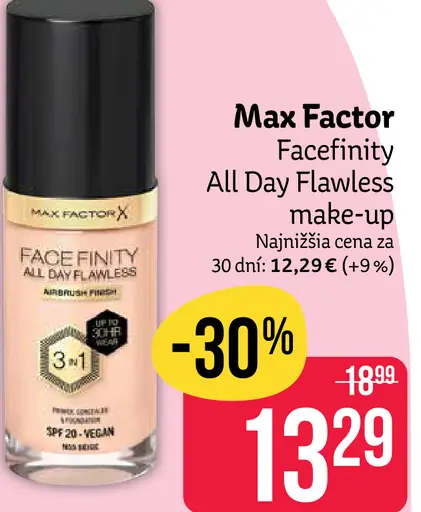 Max Factor Facefinity All Day Flawless make-up