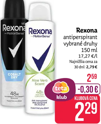 Rexona Antiperspirant