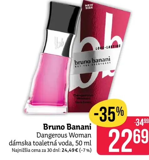 Bruno Banani Dangerous Woman toaletná voda