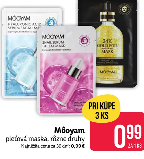 Möaoyun pleťová maska