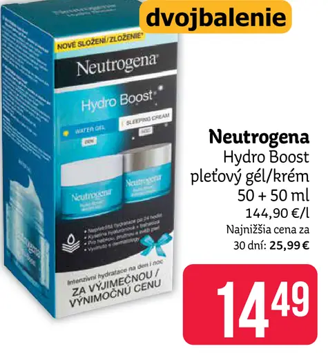 Neutrogena Hydro Boost pleťový gél