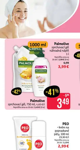 Palmolive sprchovací gél náhradná náplň