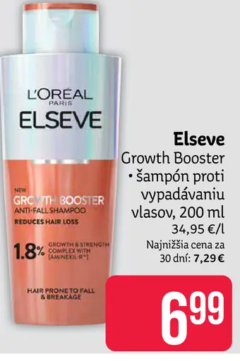 L'Oréal Elseve Growth Booster šampón proti vypadávaniu vlasov
