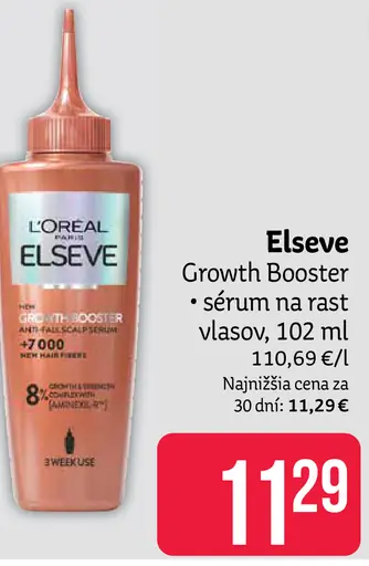 L'Oréal Elseve Growth Booster sérum na rast vlasov