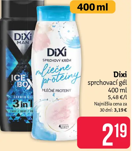 Dixi sprchovací gél