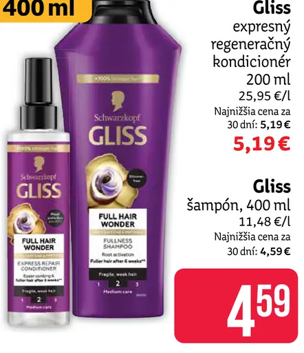 Gliss regeneračný kondicionér