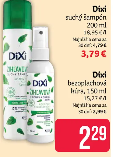 Dixi Suchý šampón