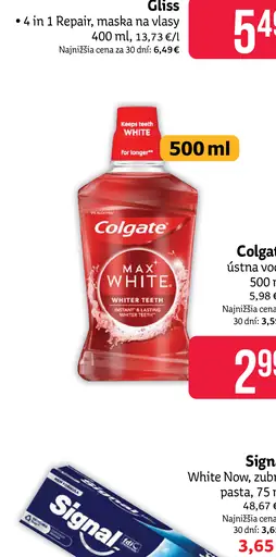 Colgate Max White zubná pasta