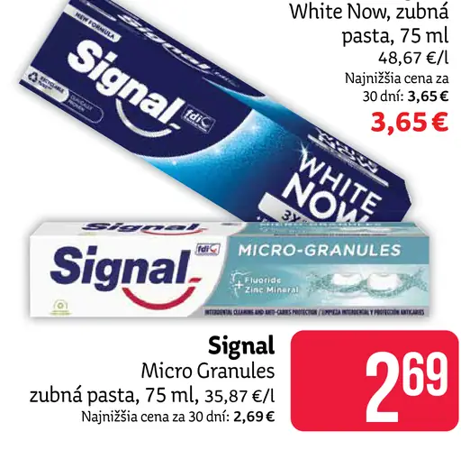 Signal White Now Zubná pasta