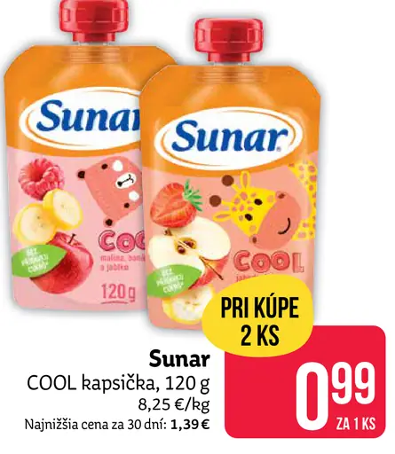 Sunar COOL kapsička rôzne druhy