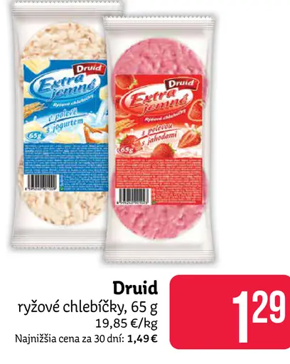 Druid ryžové chlebíčky
