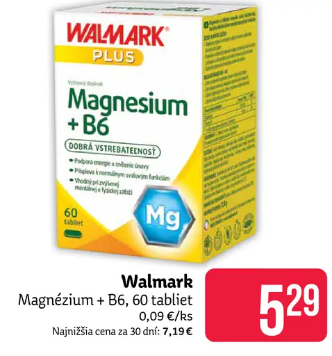 Walmark Magnézium + B6