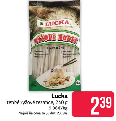 Lucka tenké ryžové rezance