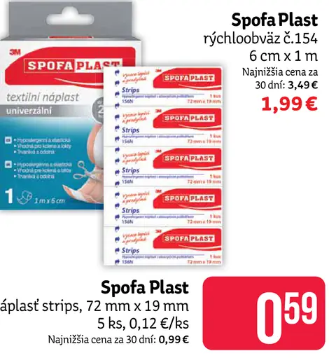 SpoFa Plast rychloobväz