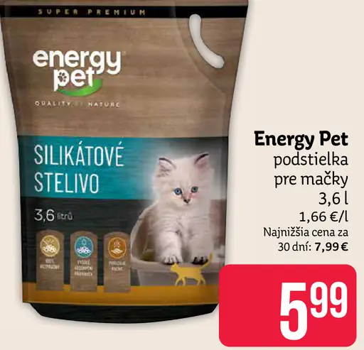 Energy Pet stelivo pre mačky