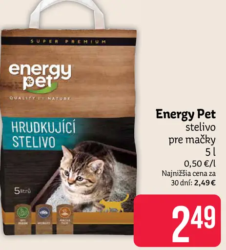 Energy Pet stelivo pre mačky