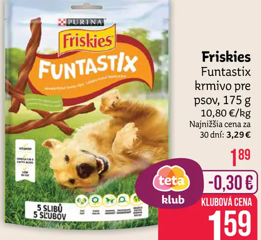 Friskies Funtastix krmivo pre psov