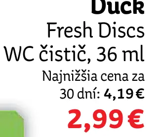 Duck Fresh Discs WC čistič