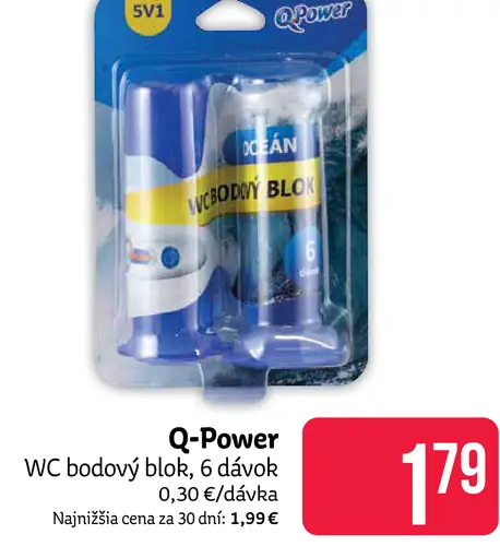 Q-Power WC blok bodový