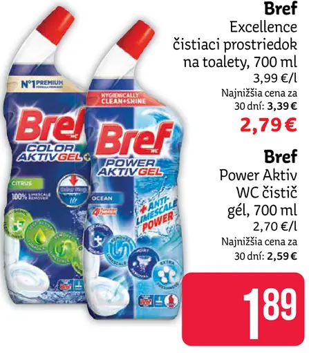 Bref Excellence čistiaci prostriedok na toalety
