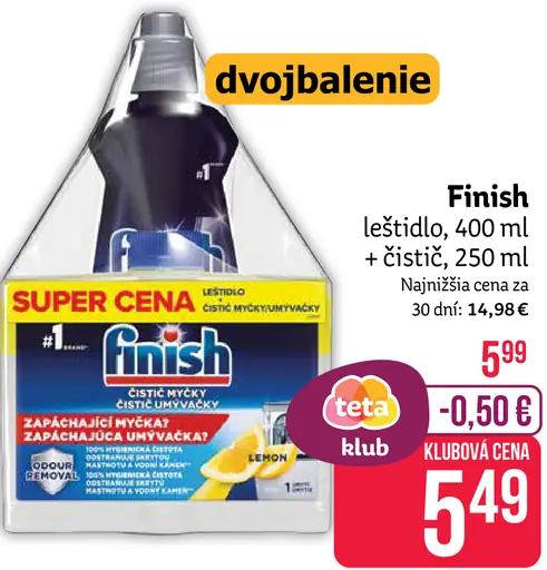 Finish leštidlo + čistič