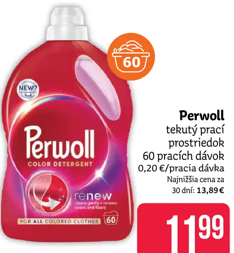 Perwoll tekutý prací prostriedok