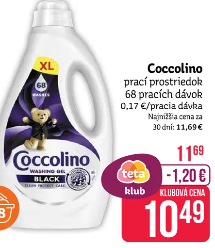 Coccolino prací prostriedok