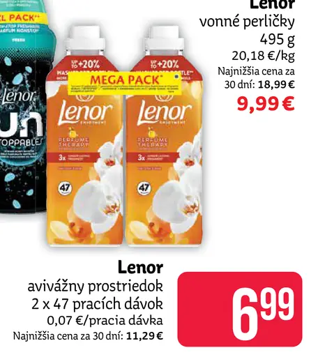 Lenor vonné perličky