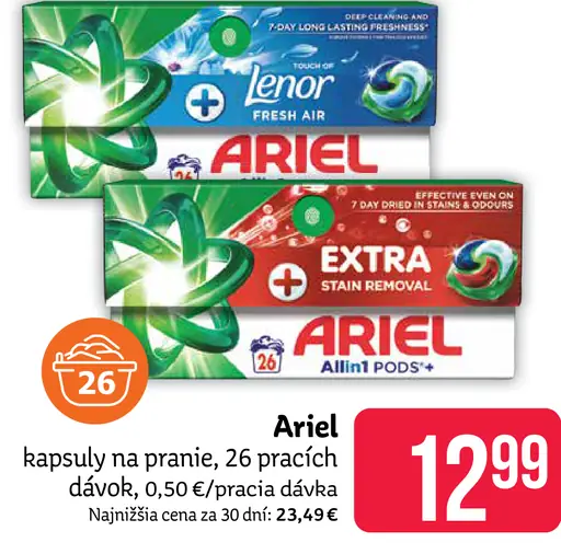 Ariel kapsuly na pranie