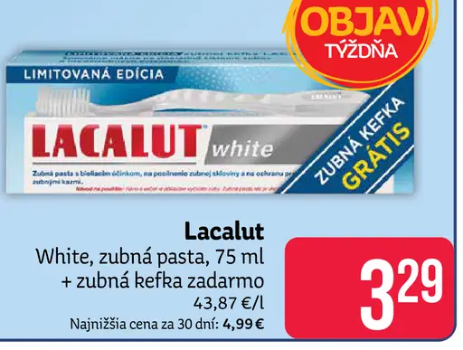 Lacalut White zubná pasta