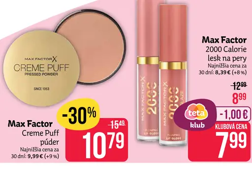 Max Factor púder Creme Puff
