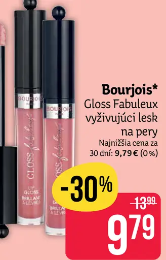 Bourjois Gloss Fabuleux výživujúci lesk na pery